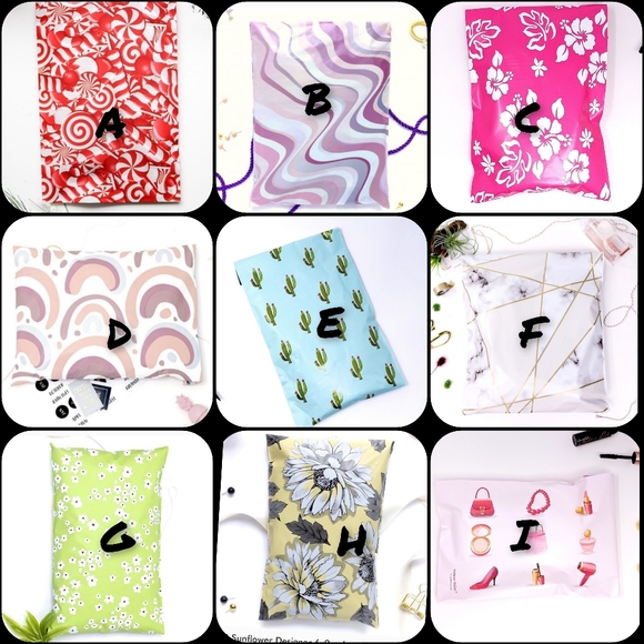 40 6x9 pick your own designer polymailers - Picture 2 of 4